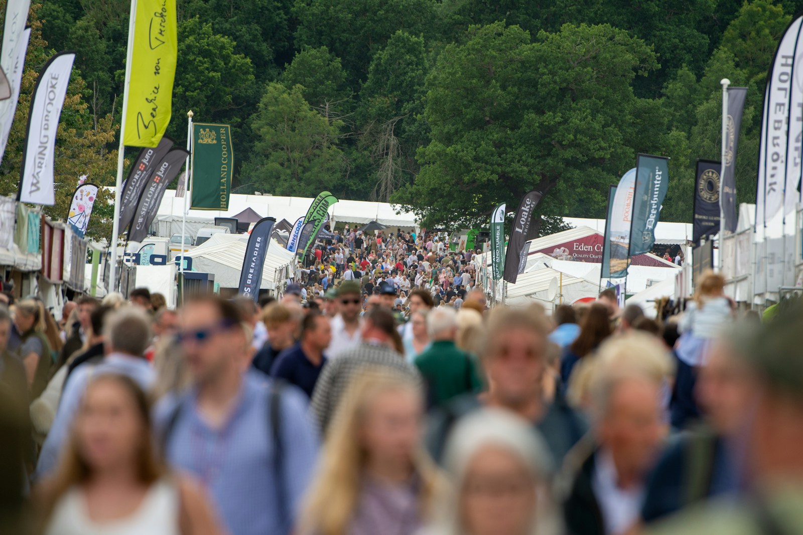 a crowd of people at an event