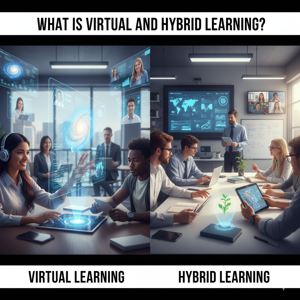 What Is Virtual and Hybrid Learning?