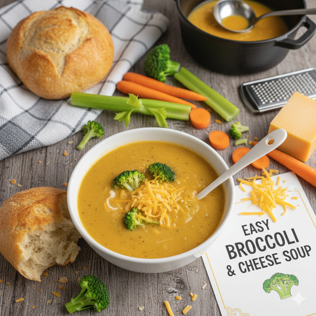 How Do I Make Broccoli and Cheese Soup | Easy Recipe